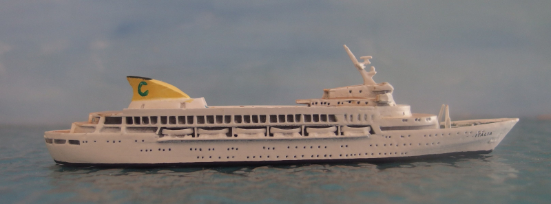Vorankündigung Kreuzfahrtschiff "MV Italia"  Costa Crociere (1 St.) I 1973 Albatros AL 309 - Auslieferung Juni 2026